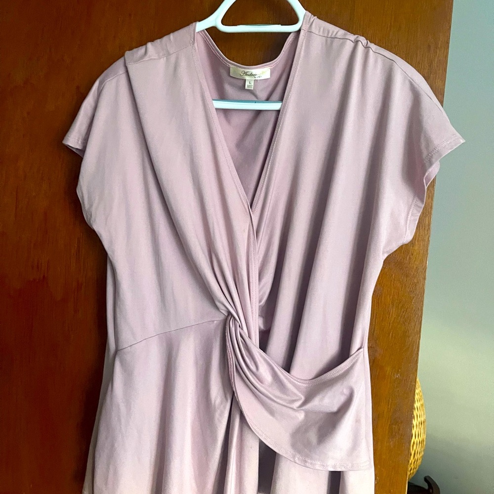 Women pink shirt size large